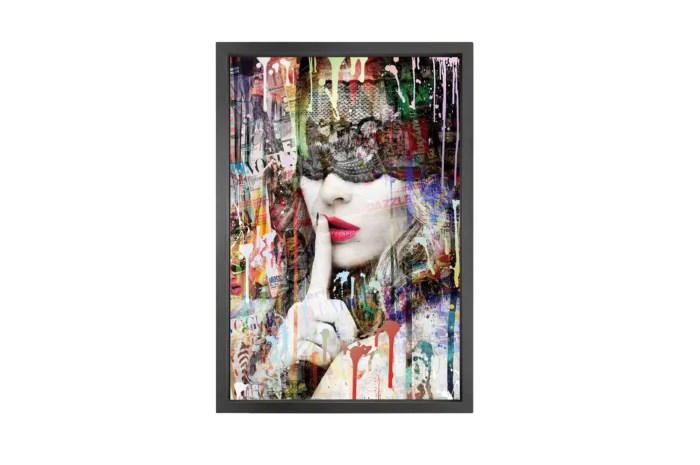 Canvas med sort ramme 80x120cm. Flere motiver - Bilde 2