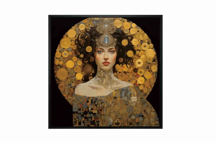 Canvas med sort ramme 120x120cm. Flere motiver - Bilde 2