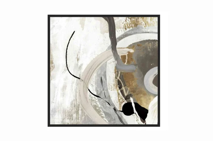 Hand painted 120x120cm med ramme. Flere motiver