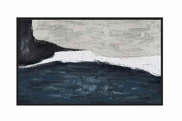 Hand painted 90x150cm med ramme. Flere motiver