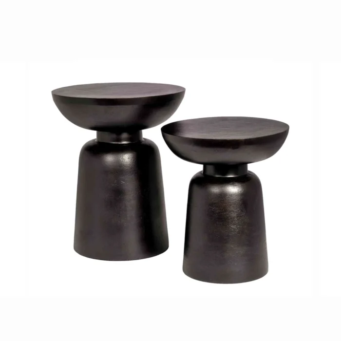 Alton sidebord Ø:47 H:39. Metall dark Bronze/black - Bilde 2