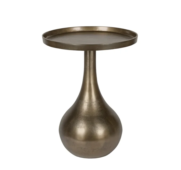 Chelsea sidebord Ø:39 H:48. Bronze metall