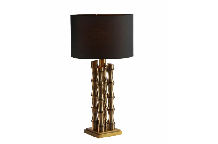 Tampa Gold bordlampe H90cm