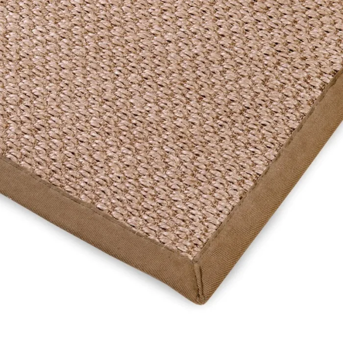 Sisalteppe rundt med kanting Ø300cm Beige