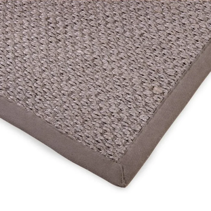 Sisalteppe med kanting 200x300cm. Taupe
