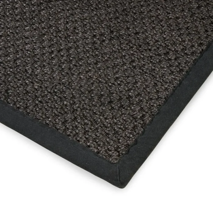 Sisalteppe med kanting 200x300cm. Black