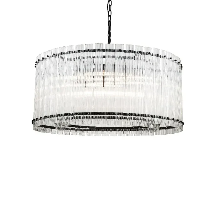 Baltimore taklampe Ø90 H43. Clear glass