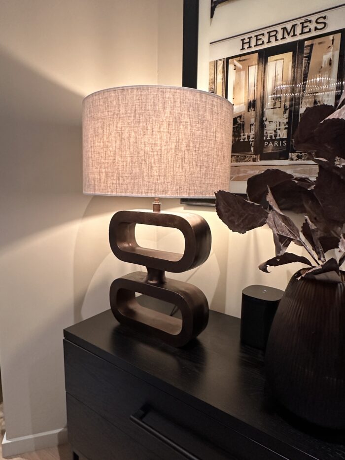 Santa Barbara bordlampe Bronze B35 D10 H71 - Bilde 3