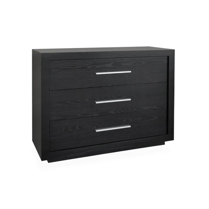 Amsterdam kommode 115cm. Sort Eik