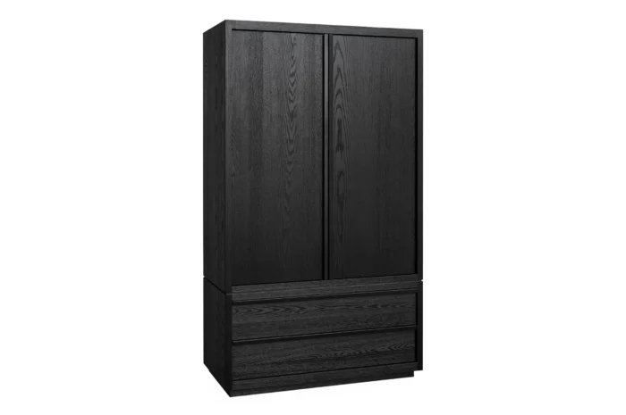 Fremont garderobeskap 120cm. Sort Eik