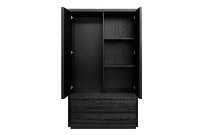 Fremont garderobeskap 120cm. Sort Eik - Bilde 2