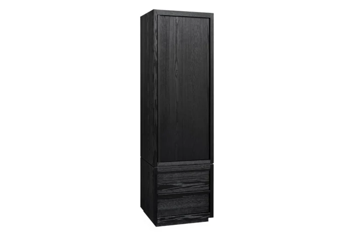 Fremont garderobeskap 60cm. Sort Eik