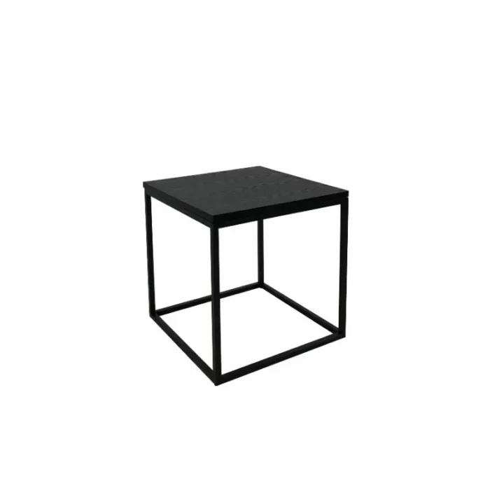 Oceanside sidebord B:55 D:55 H:55cm. Finert Eik/Glass - Bilde 4