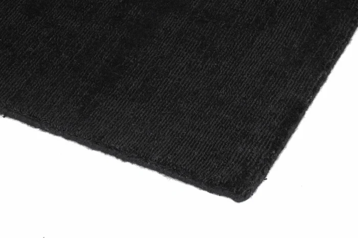 Logan håndvevd  teppeløper i ull 80x200cm. Black