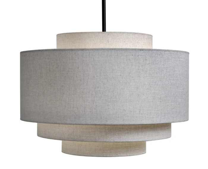 Canton taklampe Ø:70cm H:50,5cm skjerm lin. Flere farger