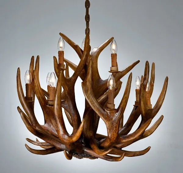 Chandelier Deer large / Lysekrone hjort stor Ø:80 x 68cm